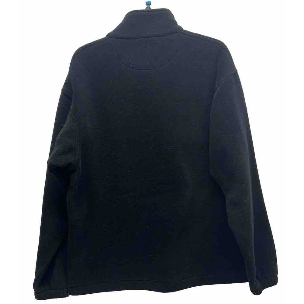 Duluth Trading Mens Size M Black Long Sleeve 1/4 Fleece Pullover Jacket (J13) - Picture 6 of 6